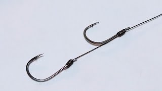 Borsi Badha | কিভাবে এক লাইনে দুটি মাছ ধরার হুক বাঁধবেন | Two Fishing Hooks on one Line