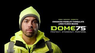 DOME75 Omni Series ONB6701 Enhanced Visibility Thinsulate Lined Fleece Beanie