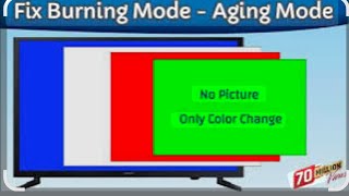 Burning mode red green blue white problem 4 way to fix it #ledtv #ledtvrepair #viralvideo