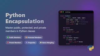 🔒 Python Encapsulation Explained: Public, Protected, & Private Members