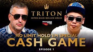 NLH Special CASH GAME | Episode 1 - Triton Poker Series 2023