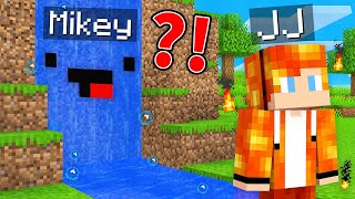 JJ vs Mikey WATER and LAVA Hide and Seek - Maizen Parody Video in Minecraft