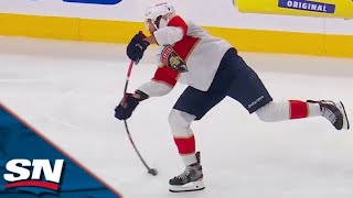 Aaron Ekblad Rifles One Home From Distance To Put Panthers On The Board