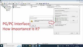 Simatic Manager: PG/PC Interface; How importance is it?