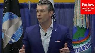 Pete Hegseth Touts Ending DEI In Remarks To U.S. Troops Stationed Overseas In Germany