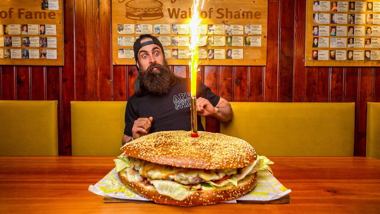 Eat Free For A Month If You Can Beat This Giant Burger Challenge In