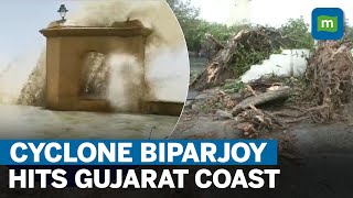 Cyclone Biparjoy Makes Landfall, Strong Winds, Heavy Rains Hit Gujarat Coast