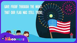 Star Spangled Banner Video - THE KIBOOMERS Preschool Songs for Patriotic Holidays