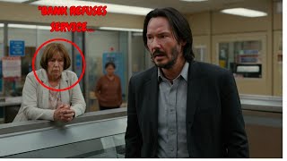 Elderly Woman Denied Service—Then Keanu Reeves Steps In and Shocks the Bank Staff!