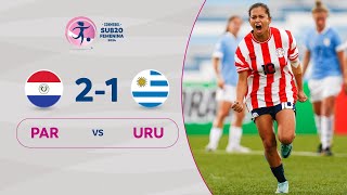 PARAGUAY vs. URUGUAY [2-1] | RESUMEN | CONMEBOL SUB20 FEM | FASE DE GRUPOS