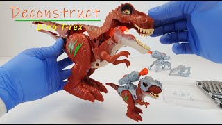 Robo Alive Dino Wars T-rex Deconstruct, Discover & Disassemble Kids TOY