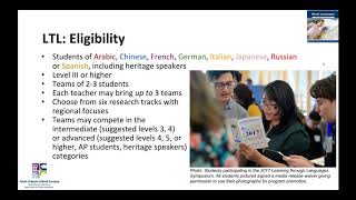 Learning through Languages LtL Informational Webinar