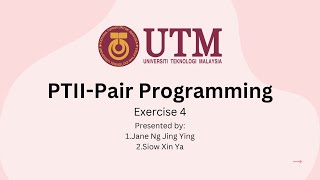 Pair Programming - Exercise 4