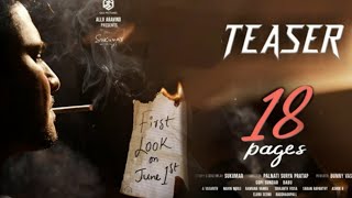 Nikhil 18Pages Movie Teaser | 18 Pages First Look | Nikhil | Sukumar | Cinema Topic