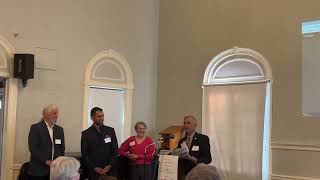 Kip Siebert \u0026 Montclair Councilmen Bob Russo present 800 Sq Ft ADU Award to Evangelos Vasus