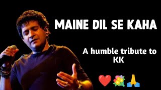 Maine dil se kaha dhoondlana khushi | KK | ROG | Music with lyrics |