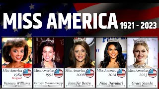 MISS AMERICA WINNERS (1921- 2023) Beauty pageants in the United States