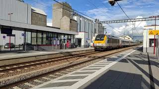 SNCB 1348 with IC train from Brussels to Luxembourg