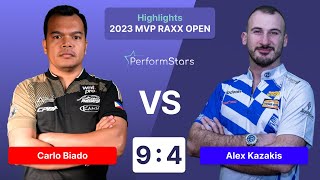 Pool Highlights | Carlo Biado vs Alex Kazakis｜2023 MVP RAXX OPEN