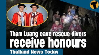 Thailand News Today | Tham Luang cave rescue divers receive honours