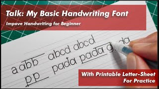 Talk: My Basic Handwriting - and some rules that I applied | Latihan menulis untuk pemula.