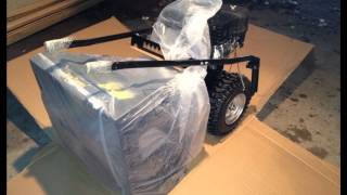 UNBOXING HYUNDAI SNOW BLOWER READY FOR THE WINTER