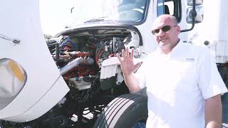 Pre-Trip Inspection Engine compartment                            #pretripinspection #cdl #truckusa