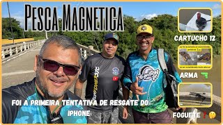 💥FANTASTISCHES Magnetfischen: Retung with Pistole, Rakete, 12 Patronen and iPhone in Rio!   🔫🚀📱\