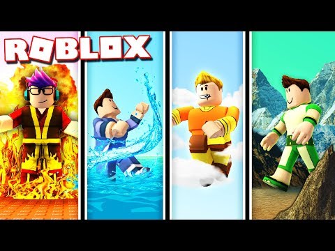 Roblox Adventures Become A Fire Water Air Earth Bender - 