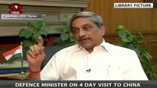 Union Defence Minister Shri Manohar Parrikar on 4 day visit to China