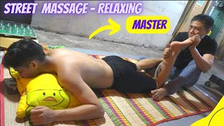 $3 Vietnam street massage (Full version) - Cheapest Massage in the World - RELAXING