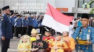 Upacara Peringatan Hari Sumpah Pemuda Ke-96 Kabupaten Barito Kuala - Marabahan, 28 Oktober 2024