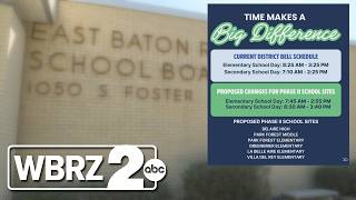 School start time changes for six EBR schools approved, grade level shifts for four schools