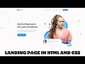 How to make a Landing page in HTML CSS and Javascript | Source code