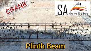 How to do crank in plinth beam? | Plinth Beam Reinforcement | Plinth Beam Construction #plinthbeam