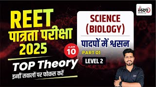 Science REET Level 2 | पादपों में श्‍वसन | REET Biology for REET Exam 2025 | #10 | Rahul sir