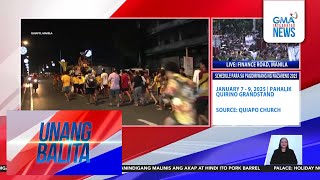 Magbabarkada at pami-pamilyang deboto, maagang naglakad pa-Quirino Grandstand para... | Unang Balita