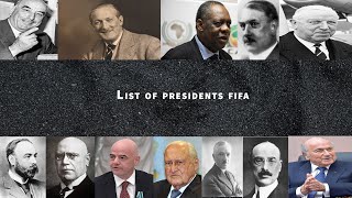 List of presidents FIFA