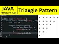 Java Program #24 - Print Downward Triangle Star Pattern in Java
