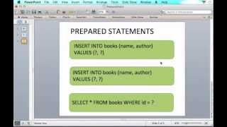 JDBC Tutorial - P8 - Prepared Statements - Part 1