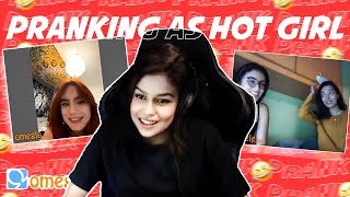 PRANKING AS HOT GIRL ON OMEGLE😂