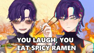 MY HUMOUR IS COOKED. (You Laugh You EAT SPICY RAMEN)