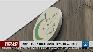 TDSB releases plan for mandatory staff vaccines