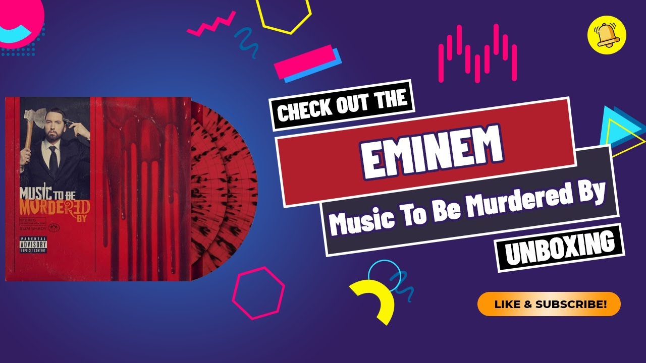 Eminem - Music To Be Murdered By Vinyl Unboxing - YouTube