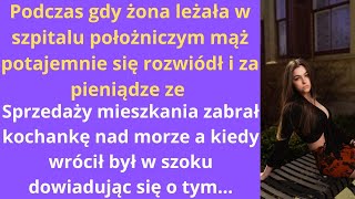 Podczas gdy żona leżała w szpitalu położniczym mąż potajemnie się rozwiódł i za pieniądze ze