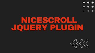 Nicescroll jQuery Plugin