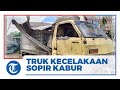 Truk Kecelakaan, Sopir Melarikan Diri, Diduga Bawa Solar Ilegal