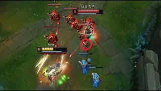 Insane auto spacing by Irelia