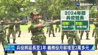 總統召開國安會議 15:30宣布兵役延為1年｜華視新聞 20221227