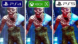 System Shock Remake PS4 vs PS5 vs Xbox Series X Graphics Comparison